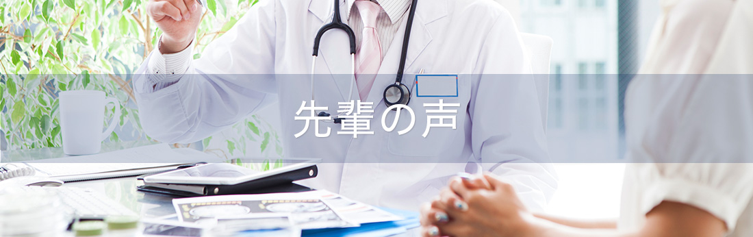 先輩の声