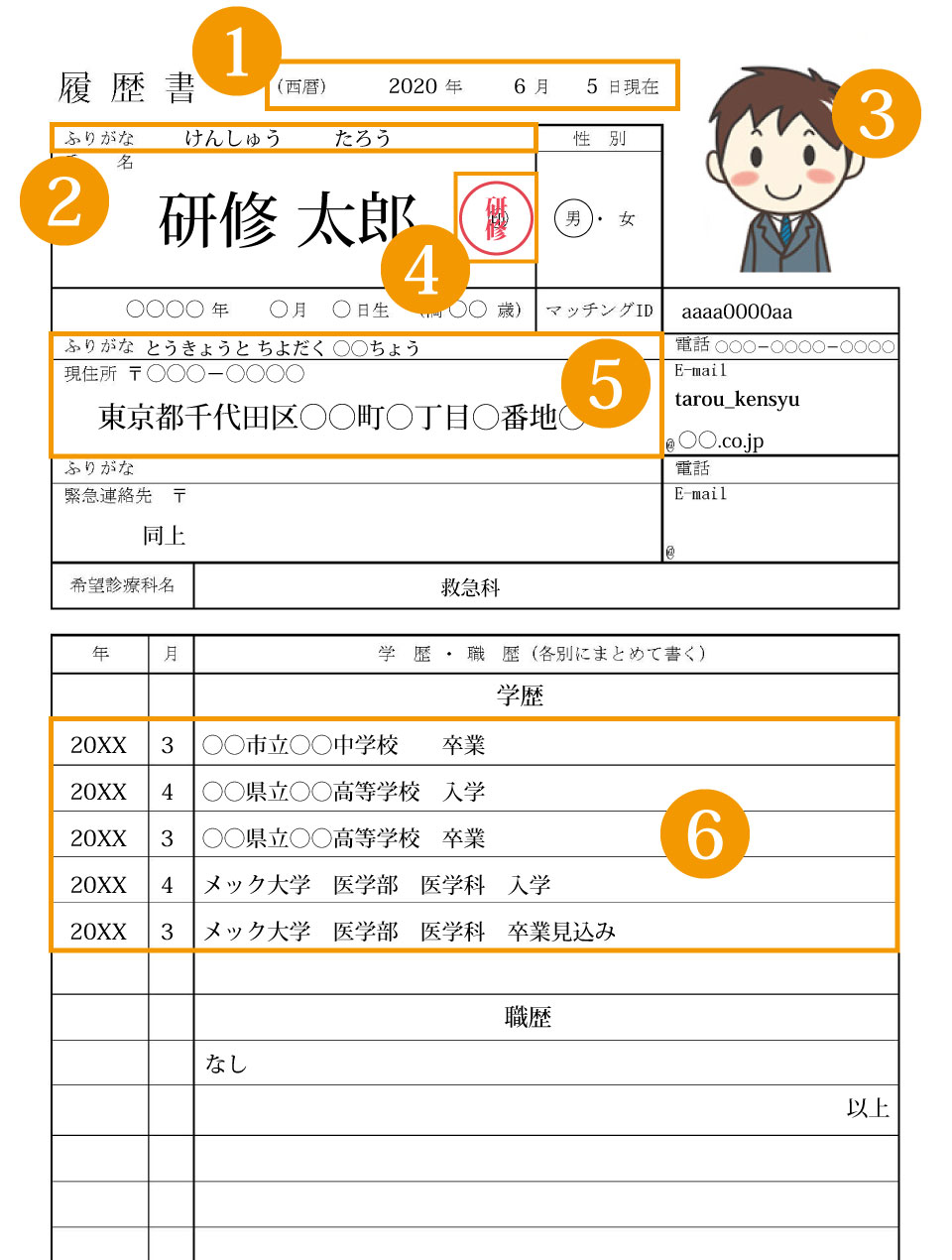 履歴書